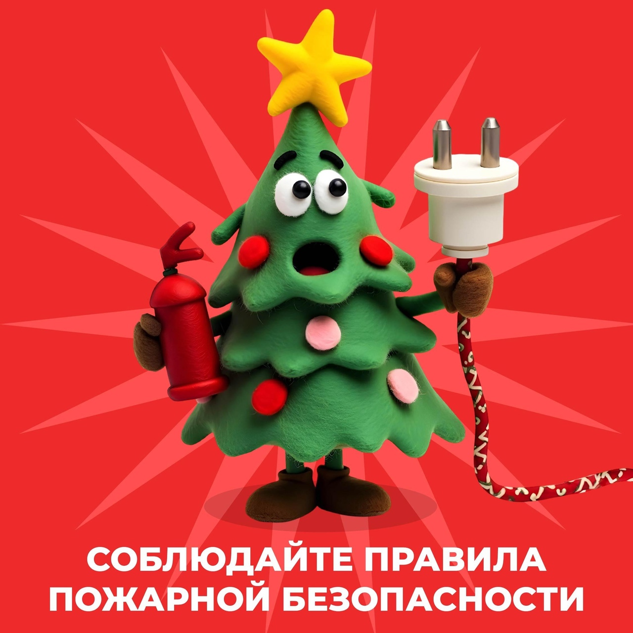 Соблюдайте правила пожарной безопасности..